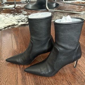Stuart Weitzman Black Heeled Booties!
